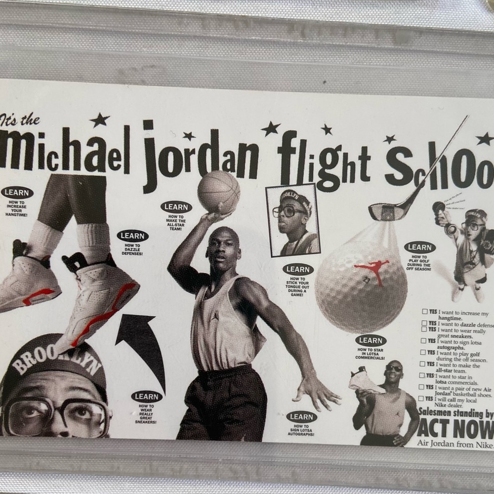 1991 NIKE Michael JORDAN Spike LEE 6 CARD SET - Picture 10 of 16